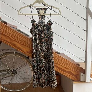 Scoop NYC Vibrant Geometric Midi Dress